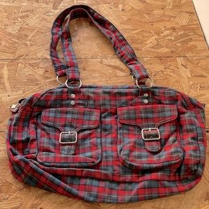 H&M Scottish Tartan Plaid Purse